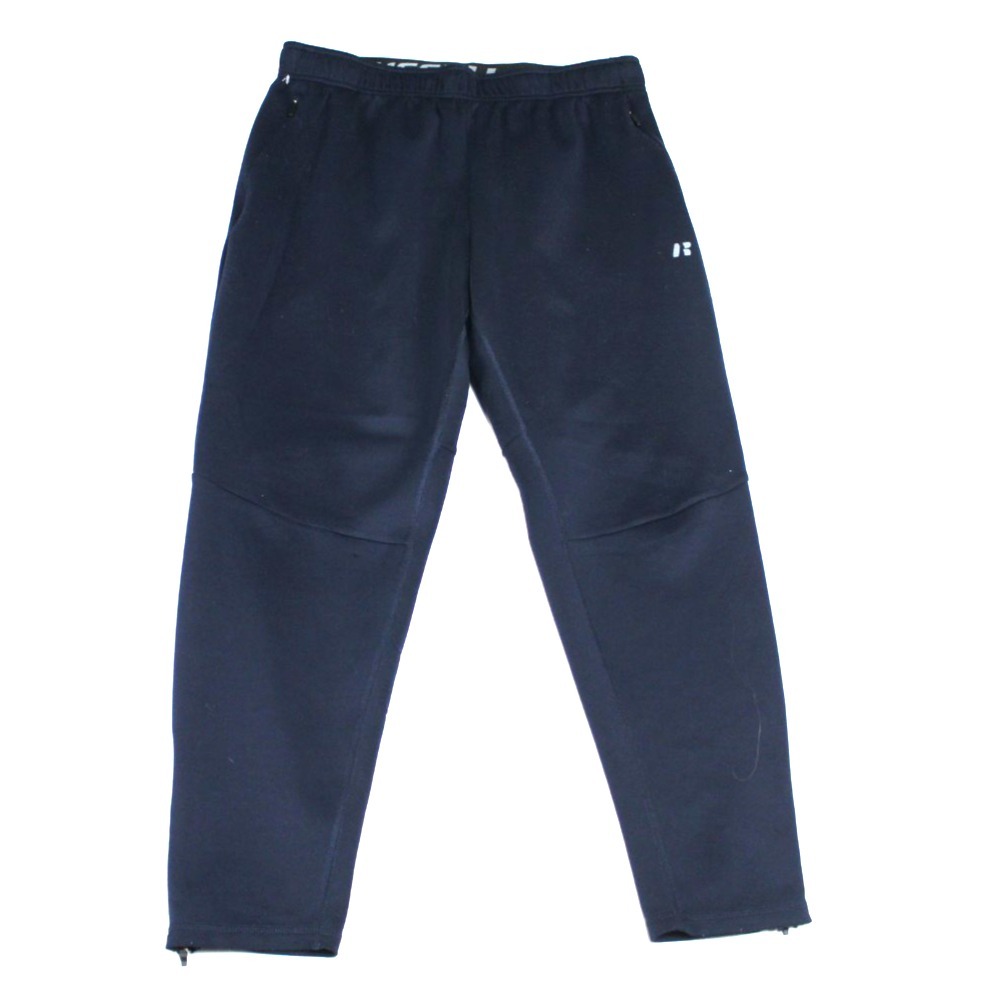 Russell Men Blue Sweatpants Casual Ankle Zip Size Large